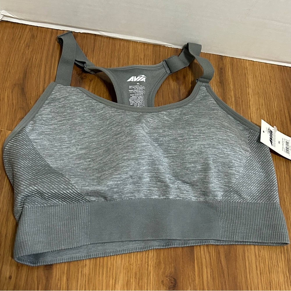 Avia Heather Gray Sports Bra